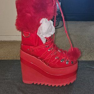 Dolls Kill Moment of Love Traitor Boots(Pics Linked)